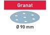 Festool Schleifscheibe Granat STF Ø 90/6 P80, Pack 50 Stück